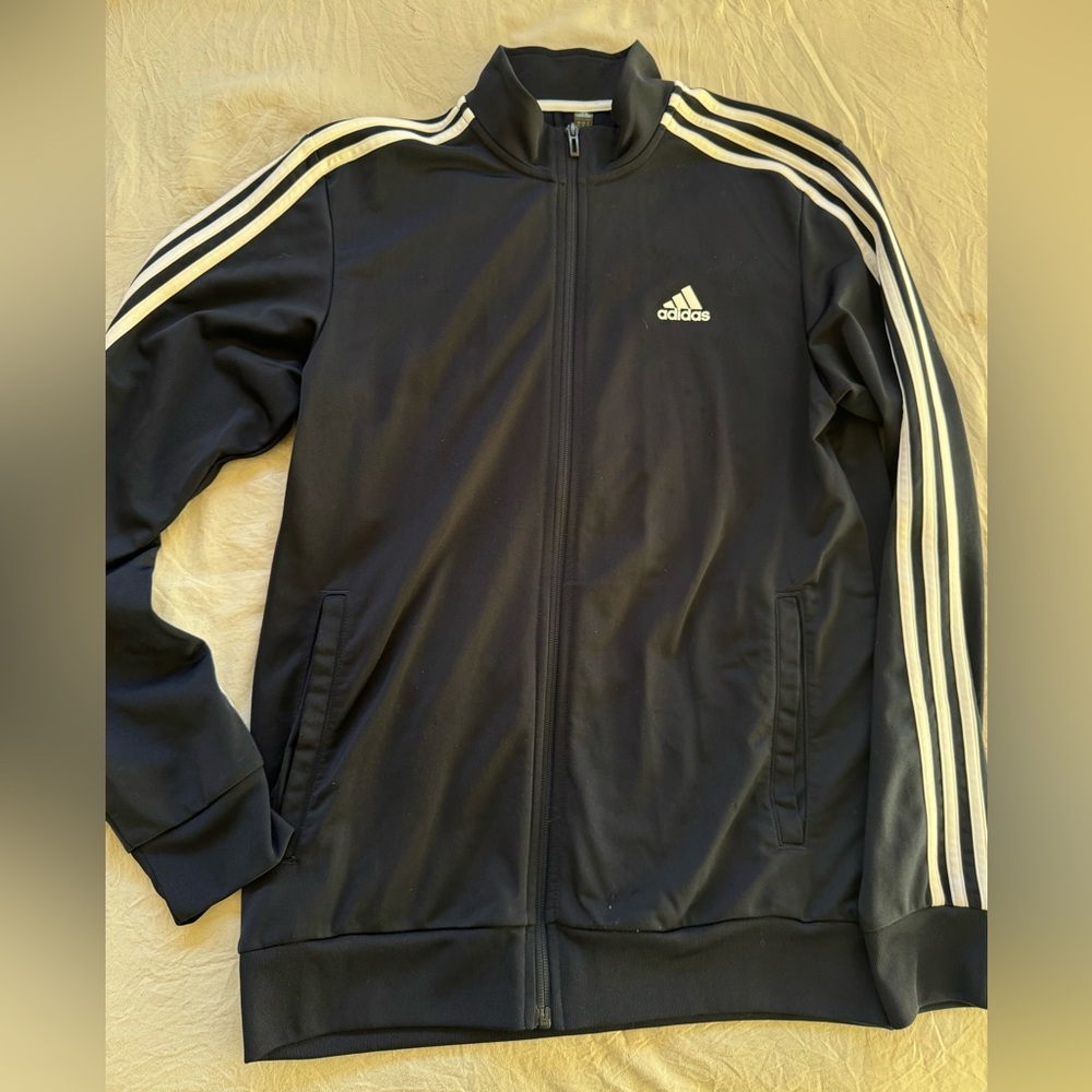 Adidas dark blue with White Accents